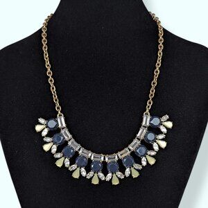 Vintage J. Crew Crystal & Lucite Statement Necklace